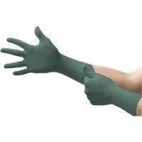 Dura Flock Gloves, Small, Nitrile, 8-mil, Powder-Free, Green PB Rental Co. Ltd.