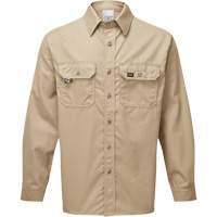 Chemise de travail de luxe 7 oz UltraSoft, Grand, Khaki PB Rental Co. Ltd.