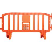 Movit Barricade, Interlocking, 78" L x 39" H, Orange PB Rental Co. Ltd.