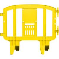 Minit Barricade, Interlocking, 49" L x 39" H, Yellow PB Rental Co. Ltd.