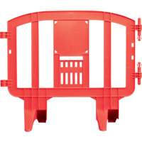 Minit Barricade, Interlocking, 49" L x 39" H, Red PB Rental Co. Ltd.