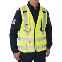 Veste antid&eacute;chirure pour arpenteur, Jaune lime haute visibilit&eacute;, Petit, Polyester PB Rental Co. Ltd.