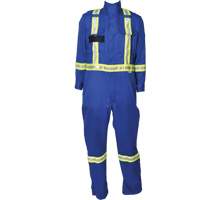 Combinaisons ignifuges &agrave; bandes Firewall FR, Taille T-petit, Bleu royal PB Rental Co. Ltd.