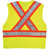 Safety Vest, High Visibility Lime-Yellow, 2X-Large/3X-Large, Polyester PB Rental Co. Ltd.