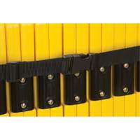 Portable Mobile Barrier, 40" H x 13' L, Yellow PB Rental Co. Ltd.