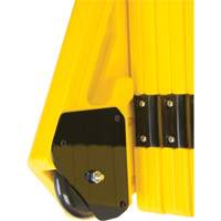 Portable Mobile Barrier, 40" H x 13' L, Yellow PB Rental Co. Ltd.