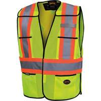 6927 Safety Vest, High Visibility Lime-Yellow, Polyester PB Rental Co. Ltd.
