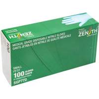 Gants jetables de calibre m&eacute;dical r&eacute;sistants &agrave; la perforation, Petit, Nitrile, 4,5 mils, Sans poudre, Bleu, Classe 2 PB Rental Co. Ltd.