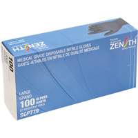 Puncture-Resistant Medical-Grade Disposable Gloves, Large, Nitrile, 5-mil, Powder-Free, Black, Class 2 PB Rental Co. Ltd.