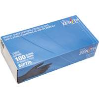 Puncture-Resistant Medical-Grade Disposable Gloves, Large, Nitrile, 5-mil, Powder-Free, Black, Class 2 PB Rental Co. Ltd.
