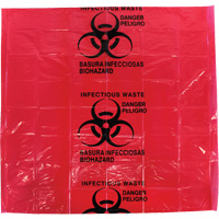 Dynamic Hazardous Waste Bags, Infectious Waste, 24" L x 24" W, 12 microns PB Rental Co. Ltd.