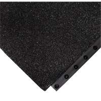 24/Seven&reg; Locksafe&reg; Anti-Fatigue Mat, Textured, 3' x 3' x 5/8", Black, Nitrile PB Rental Co. Ltd.