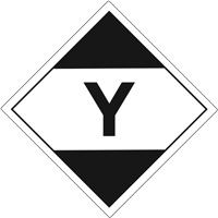 &eacute;tiquettes de quantit&eacute; limit&eacute;e pour transport a&eacute;rien Y, 4" lo x 4" la, Noir sur blanc PB Rental Co. Ltd.