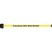 Wall Mount Barrier with Magnetic Tape, Steel, Screw Mount, 7', Yellow Tape PB Rental Co. Ltd.