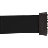 Wall Mount Barrier with Magnetic Tape, Steel, Screw Mount, 12', Black Tape PB Rental Co. Ltd.