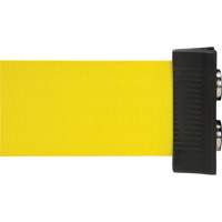 Wall Mount Barrier with Magnetic Tape, Steel, Screw Mount, 7', Yellow Tape PB Rental Co. Ltd.