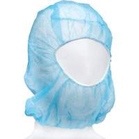 Disposable Hood, Polypropylene, Blue PB Rental Co. Ltd.