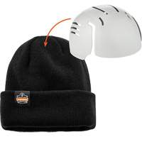 Tuque en tricot c&ocirc;tel&eacute; avec fermeture &agrave; glissi&egrave;re et casque antichoc &agrave; ins&eacute;rer N-Ferno, Taille unique, Noir PB Rental Co. Ltd.