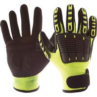 Gants de protection contre les chocs Back Tracker avec protection dorsale de la main, Petit, Paume en Nitrile, Poignet Boucle et crochet PB Rental Co. Ltd.
