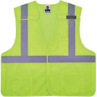 Gilet de s&eacute;curit&eacute; en maille GloWear 8217BA, Jaune lime haute visibilit&eacute;, Moyen/Petit, Polyester PB Rental Co. Ltd.