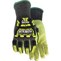 Stealth Dog Fight Impact & Cut Resistant Gloves, Small, Glass Fibre/HPPE/Nylon/Spandex Palm, Knit Wrist Cuff PB Rental Co. Ltd.