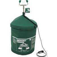 Douche oculaire d'urgence portative en mat&eacute;riau tremp&eacute;, Pressuris&eacute;, Capacit&eacute; 15 gal., Conformit&eacute; ANSI Z358.1 PB Rental Co. Ltd.