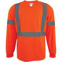 Long Sleeve Safety Shirt, Polyester, 2X-Large, High Visibility Orange PB Rental Co. Ltd.