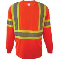 Long Sleeve Safety Shirt, Polyester, 2X-Large, High Visibility Orange PB Rental Co. Ltd.