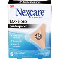 Nexcare Max-Hold Waterproof Bandages, Hand/Heel, 3-1/2", Plastic, Sterile PB Rental Co. Ltd.