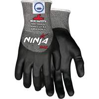 Gants r&eacute;sistant aux coupures Max Ninja, Taille Moyen, Calibre 10, Rev&ecirc;tement Bipolym&egrave;re, Enveloppe en Dyneema, ASTM ANSI niveau A3 PB Rental Co. Ltd.