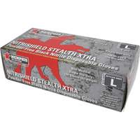 Gants jetables NitriShield Stealth Extra, Grand, Nitrile, 6 mils, Sans poudre, Noir PB Rental Co. Ltd.