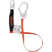 Titan Shock-Absorbing Lanyard, 6', Locking Rebar Hook Center, Locking Snap Hook Leg Ends, Polyester PB Rental Co. Ltd.