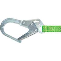 Miller&reg; HP Shock-Absorbing Lanyard, 4', Locking Rebar Hook Center, Locking Snap Hook Leg Ends, Polyester PB Rental Co. Ltd.