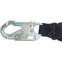 Miller&reg; HP Shock-Absorbing Lanyard, 4', Locking Rebar Hook Center, Locking Snap Hook Leg Ends, Polyester PB Rental Co. Ltd.