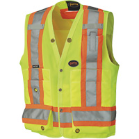 6693 Surveyor's Safety Vest, High Visibility Lime-Yellow, 3X-Large, Polyester PB Rental Co. Ltd.