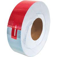 Ruban de marquage &agrave; grande visibilit&eacute;, 2" la x 150' lo, Rouge & blanc PB Rental Co. Ltd.