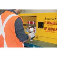 Flammable Storage Cabinet, 12 gal., 2 Door, 43" W x 18" H x 18" D PB Rental Co. Ltd.