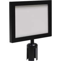 Sign Frame for Crowd Control Post, Black PB Rental Co. Ltd.