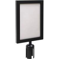 Sign Frame for Crowd Control Post, Black PB Rental Co. Ltd.