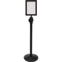 Sign Frame for Crowd Control Post, Black PB Rental Co. Ltd.