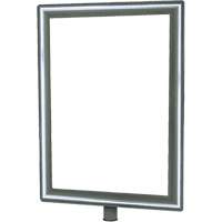 Porte-enseigne vertical robuste pour montant classique, Chrome poli PB Rental Co. Ltd.