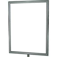 Porte-enseigne vertical robuste pour montant classique, Chrome poli PB Rental Co. Ltd.