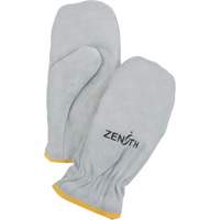 Mitaines dhiver en grain fendu doubl&eacute;es de boa, Taille Taille unique, Mitaine PB Rental Co. Ltd.