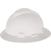 Casque de s&eacute;curit&eacute; &agrave; fente et bordure compl&egrave;te V-Gard, Suspension &agrave; douille, Non ventil&eacute; PB Rental Co. Ltd.