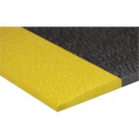 Airsoft Anti-Fatigue Mat, Pebbled, 3' x 5' x 3/8", Black/Yellow, PVC Sponge PB Rental Co. Ltd.