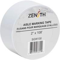 Ruban pour marquage d'all&eacute;es, 2" x 108', PVC, Blanc PB Rental Co. Ltd.