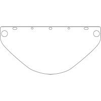 Visi&egrave;re de s&eacute;curit&eacute; universelle Dynamic, Polycarbonate, Teinte Transparent PB Rental Co. Ltd.