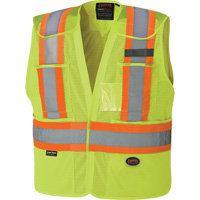 6933 High-Visibility Drop Shoulder Safety Tear-Away Vest, High Visibility Lime-Yellow, Medium/Small, Polyester PB Rental Co. Ltd.