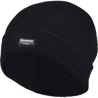 Tuque doubl&eacute;e &agrave; rebord, Doublure en Thinsulate, Taille unique, Noir PB Rental Co. Ltd.