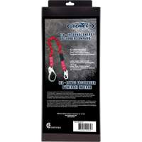 ShockSorb Internal Shock Lanyard, 6', Snap Hook Center, Snap Hook Leg Ends, Polyester PB Rental Co. Ltd.